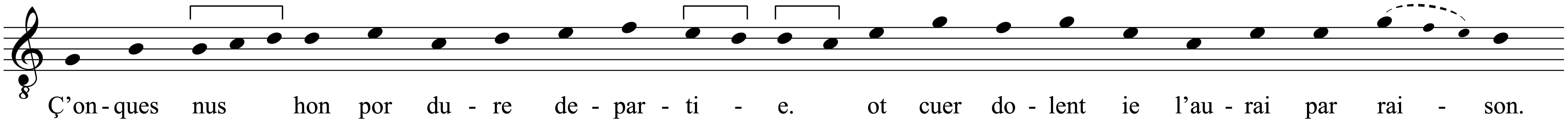 Work musical notation
